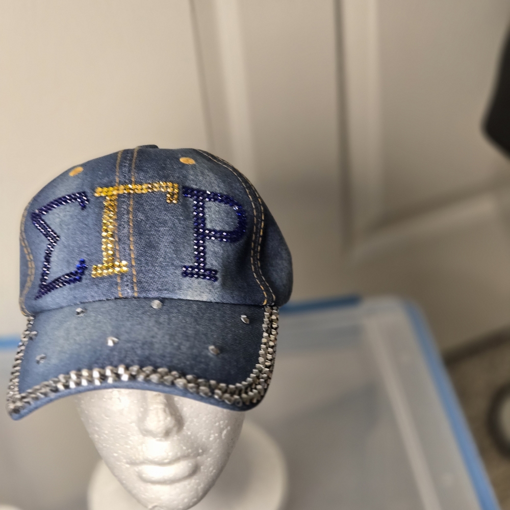 Sigam Gamma Rho Sorority Denim CAP - Picture 6 of 11